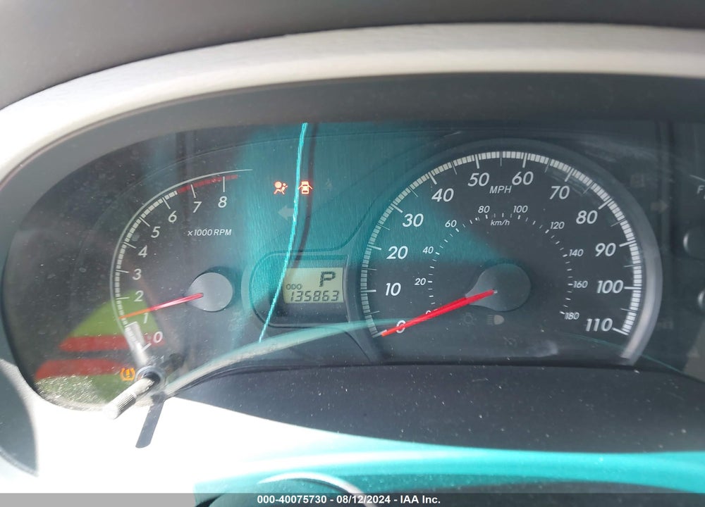 2013 TOYOTA SIENNA LE V6 8 PASSENGER VIN: 5TDKK3DC2DS316169