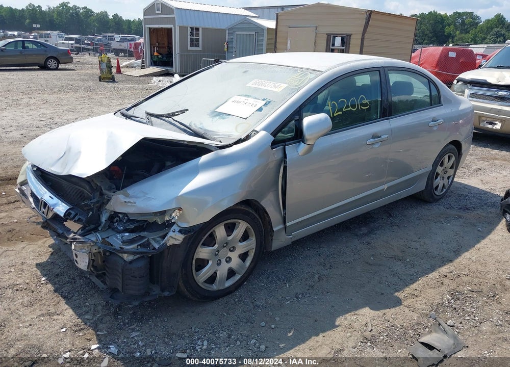 2010 HONDA CIVIC LX VIN: 2HGFA1F57AH315098
