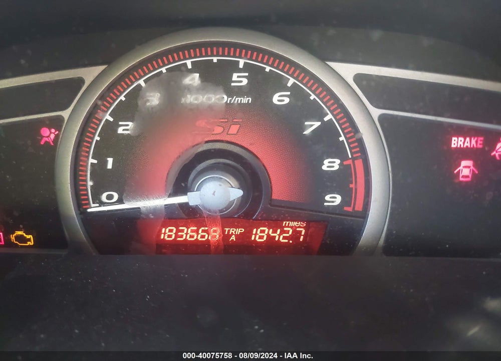 2011 HONDA CIVIC SI VIN: 2HGFA5E58BH702494