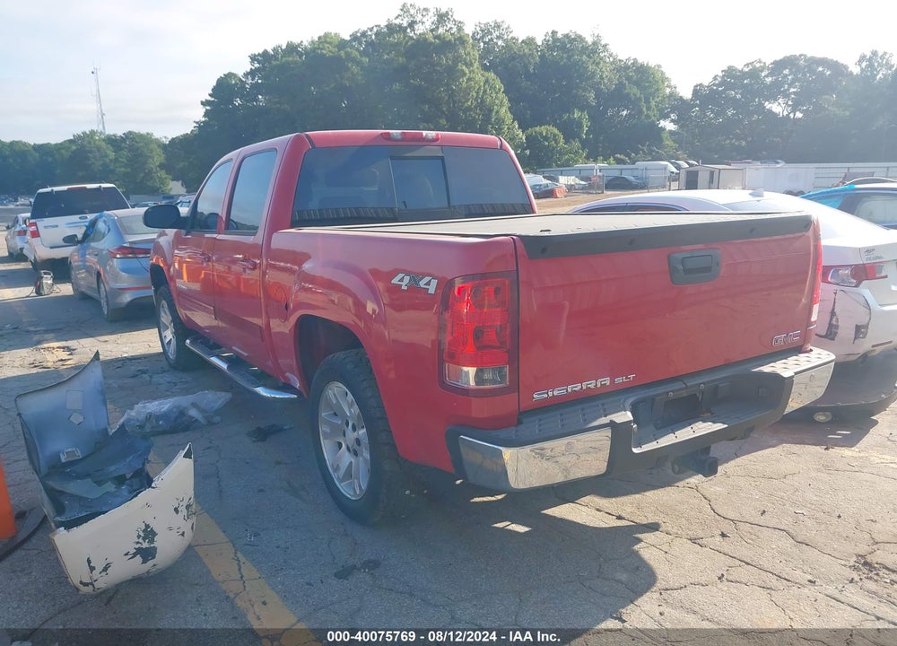 2007 GMC SIERRA 1500 SLT VIN: 3GTEK13M97G523902