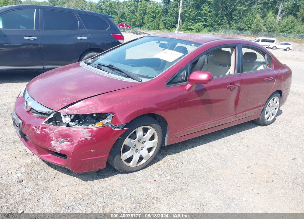 2010 HONDA CIVIC LX VIN: 2HGFA1F59AH502214