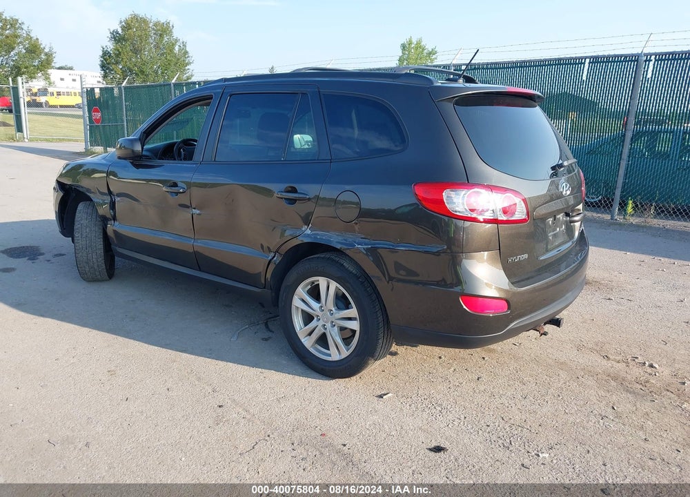 2011 HYUNDAI SANTA FE SE VIN: 5XYZH4AG9BG085680