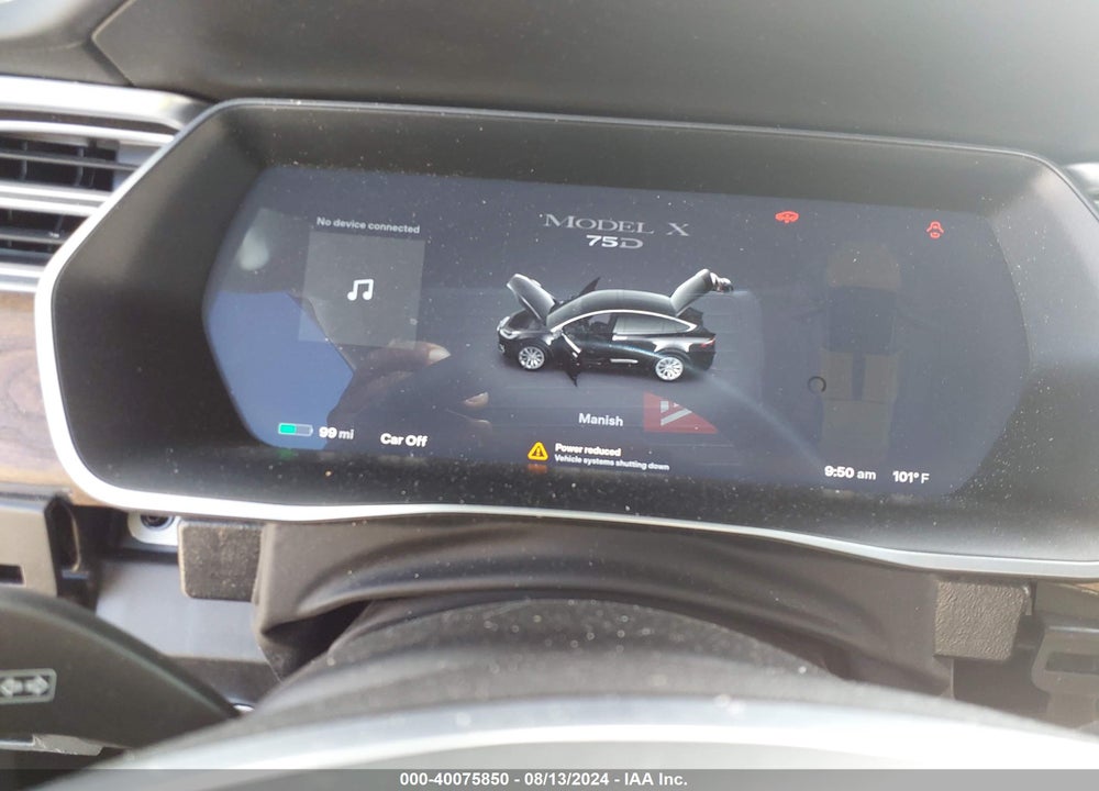 2018 TESLA MODEL X 100D/75D/P100D VIN: 5YJXCBE21JF088510
