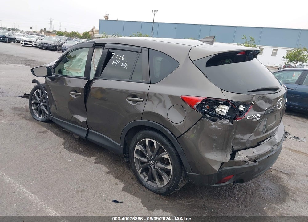 2016 MAZDA CX-5 GRAND TOURING VIN: JM3KE4DY5G0790382
