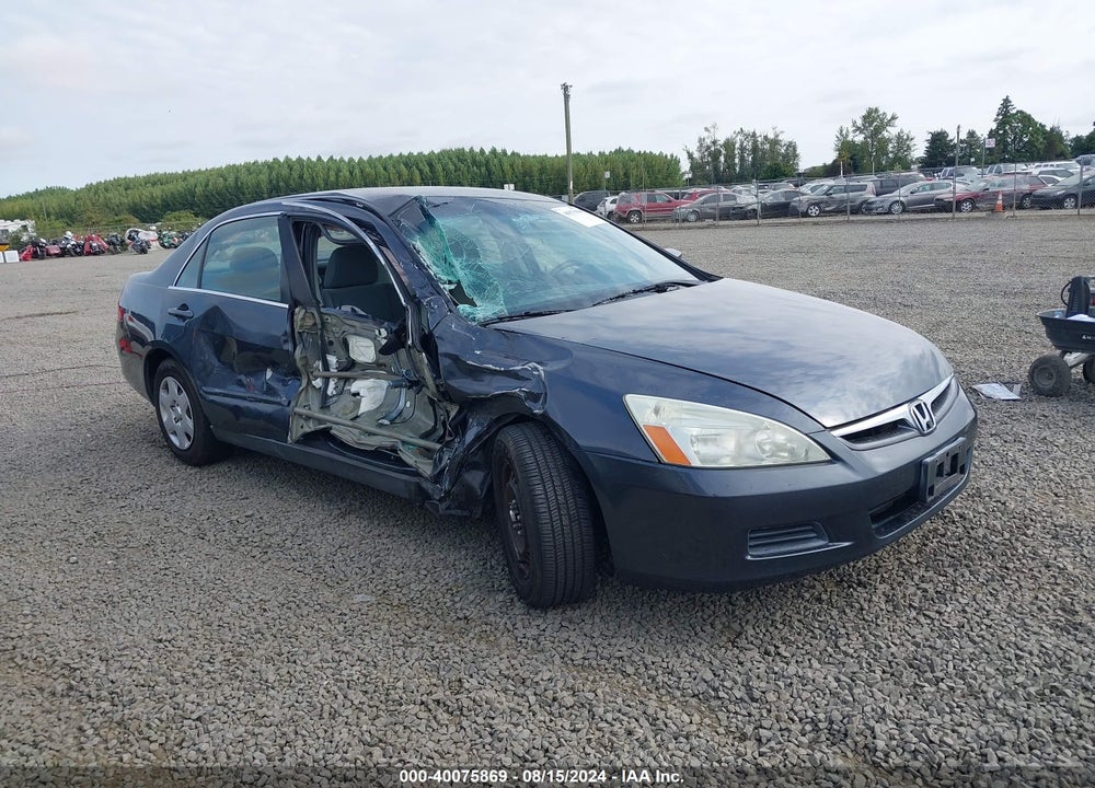 2007 HONDA ACCORD 2.4 LX VIN: 1HGCM56477A056967