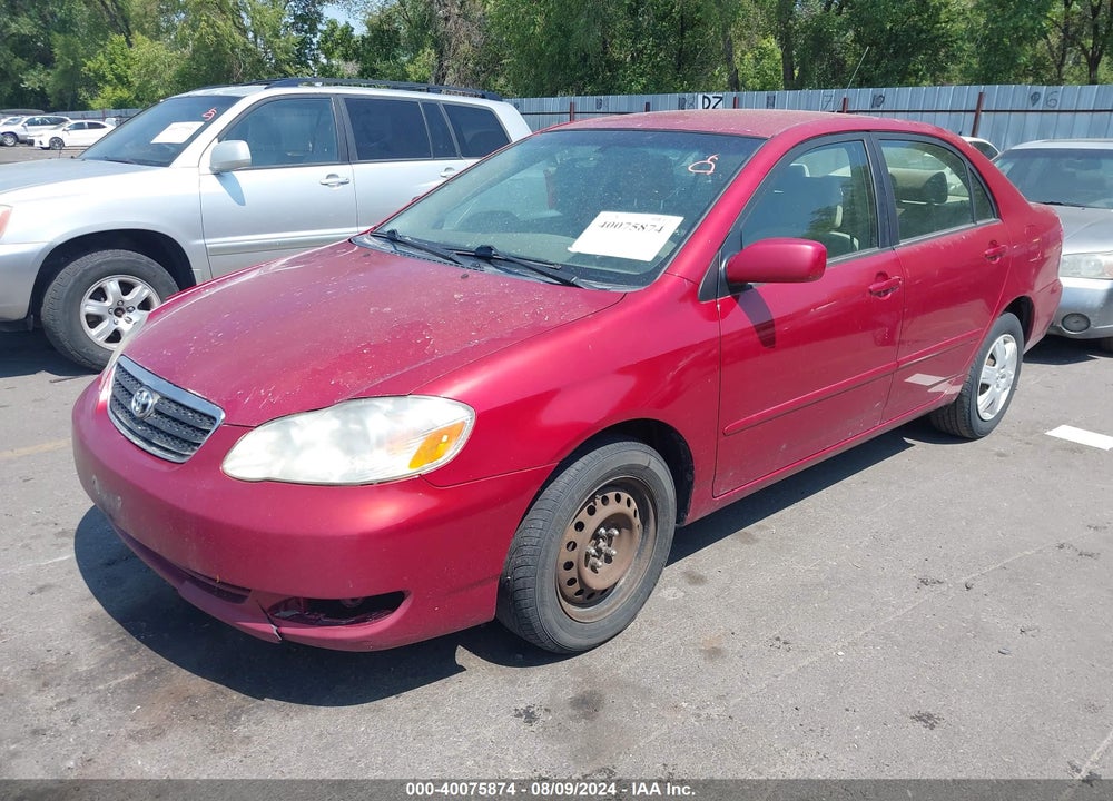 2006 TOYOTA COROLLA LE VIN: JTDBR32E860072565