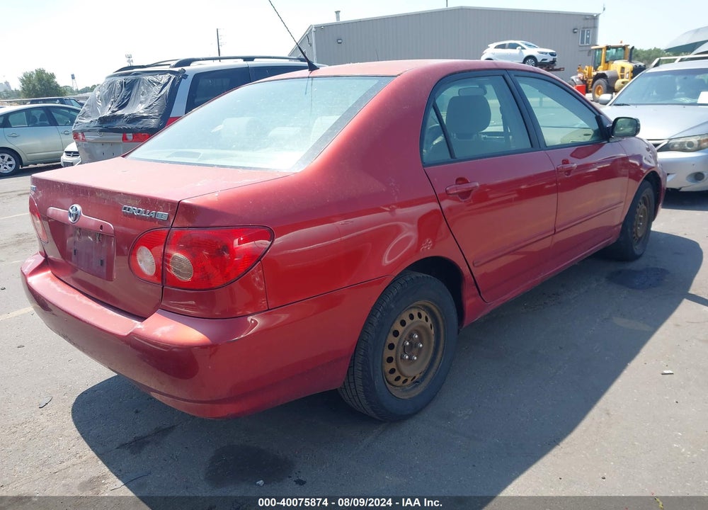 2006 TOYOTA COROLLA LE VIN: JTDBR32E860072565