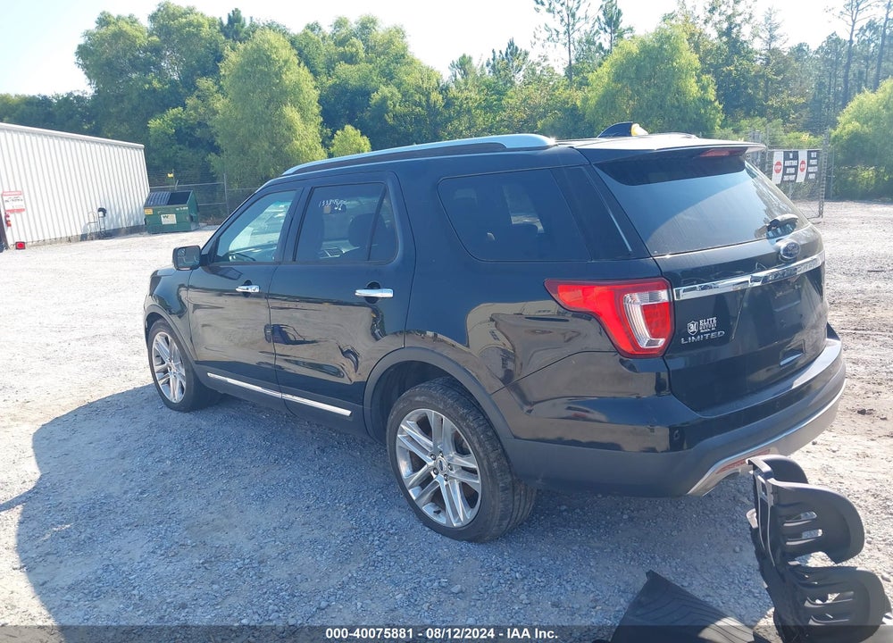 2017 FORD EXPLORER LIMITED VIN: 1FM5K7F82HGA26006