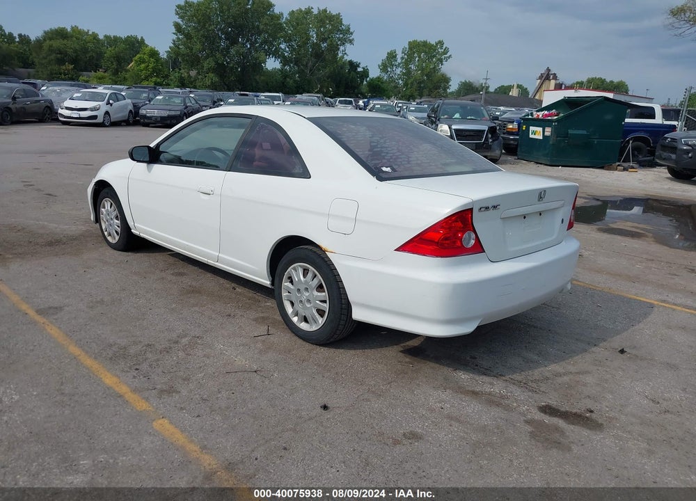 2005 HONDA CIVIC LX VIN: 1HGEM22565L050973