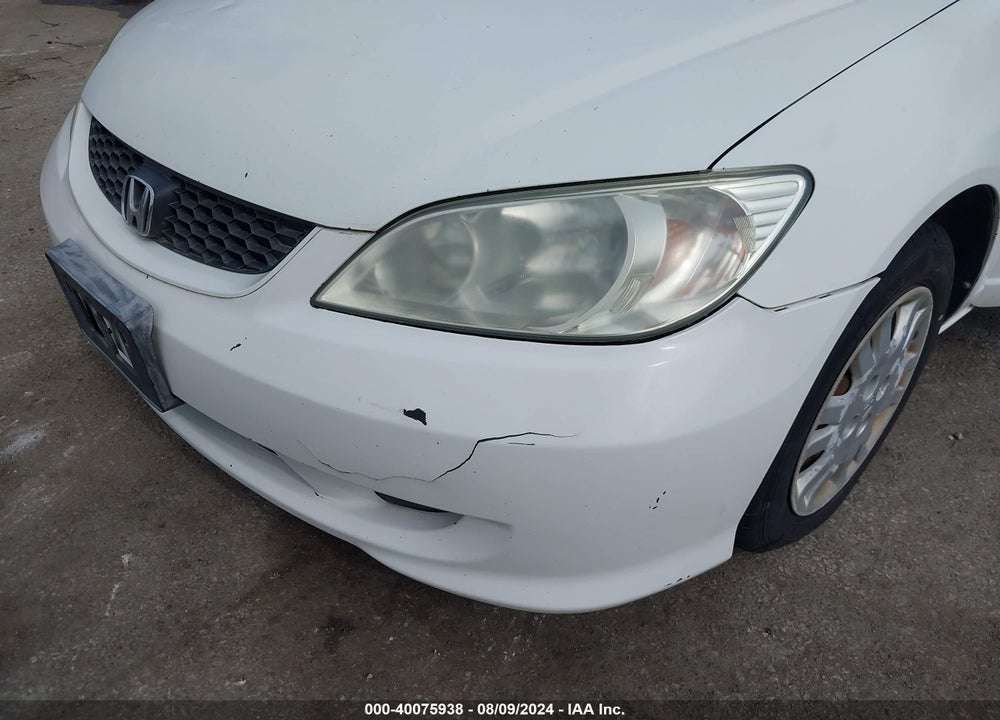 2005 HONDA CIVIC LX VIN: 1HGEM22565L050973