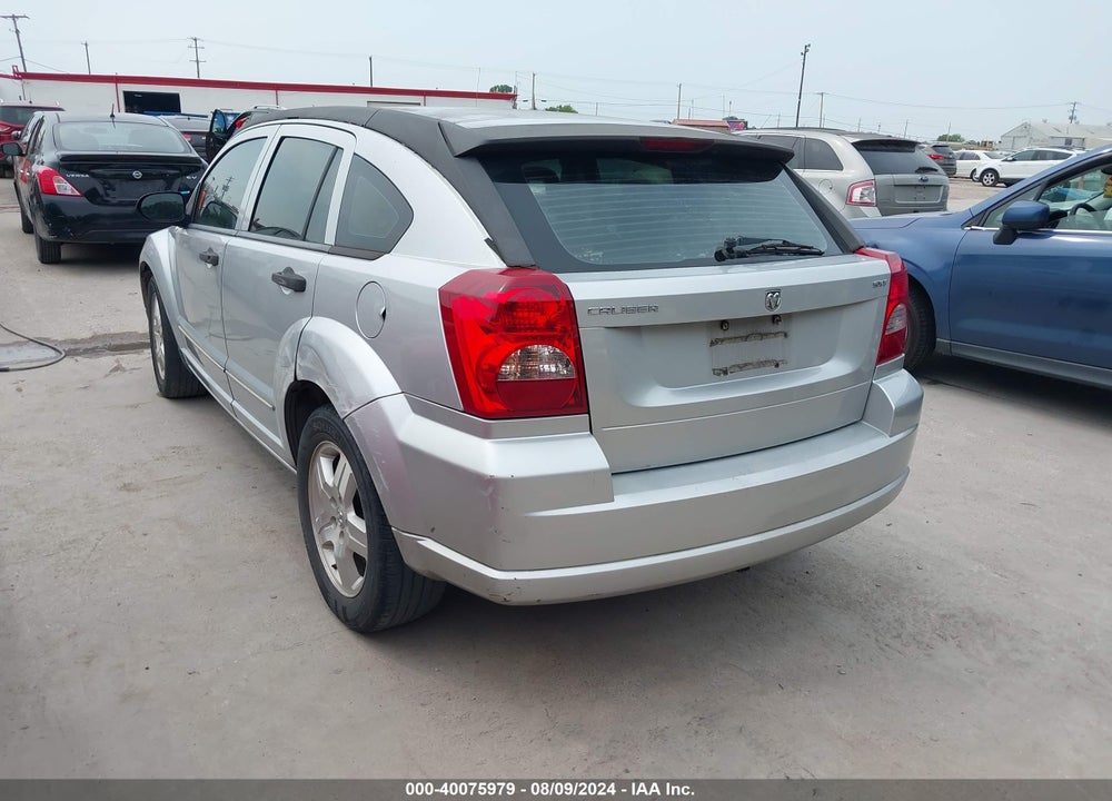 2007 DODGE CALIBER SXT VIN: 1B3HB48B37D216570