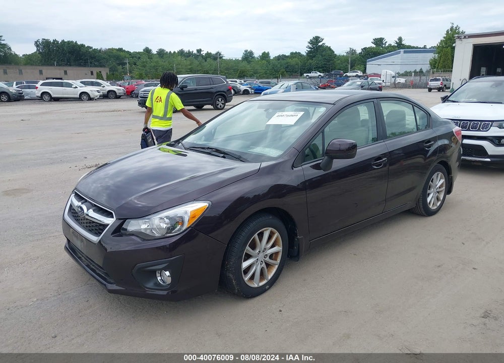2012 SUBARU IMPREZA 2.0I PREMIUM VIN: JF1GJAC61CH003339