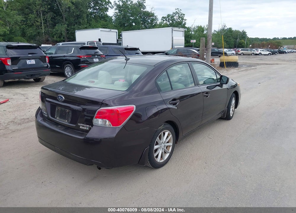 2012 SUBARU IMPREZA 2.0I PREMIUM VIN: JF1GJAC61CH003339