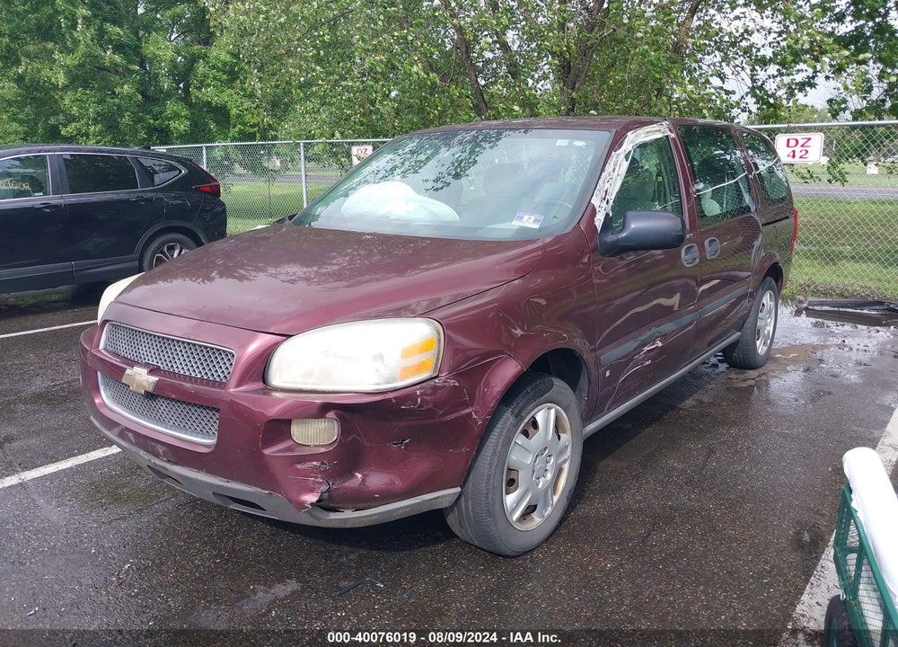 2008 CHEVROLET UPLANDER LS VIN: 1GNDV23W98D193419
