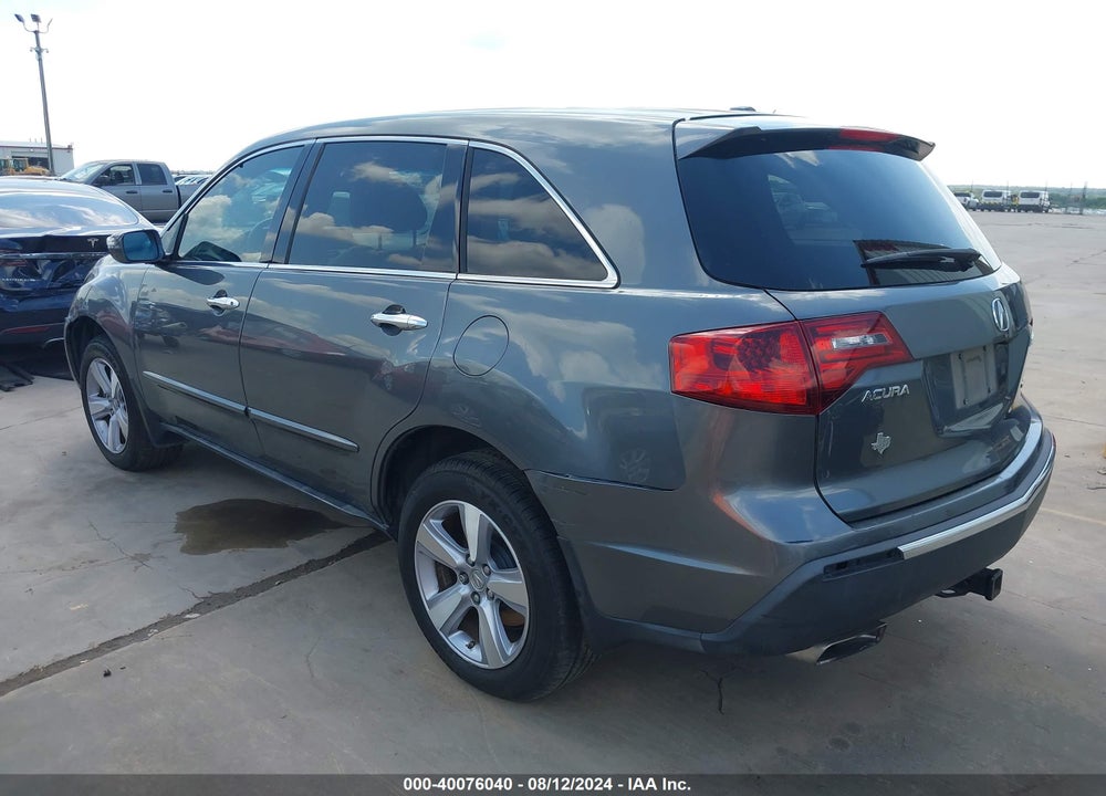 2012 ACURA MDX TECHNOLOGY PACKAGE VIN: 2HNYD2H36CH540447