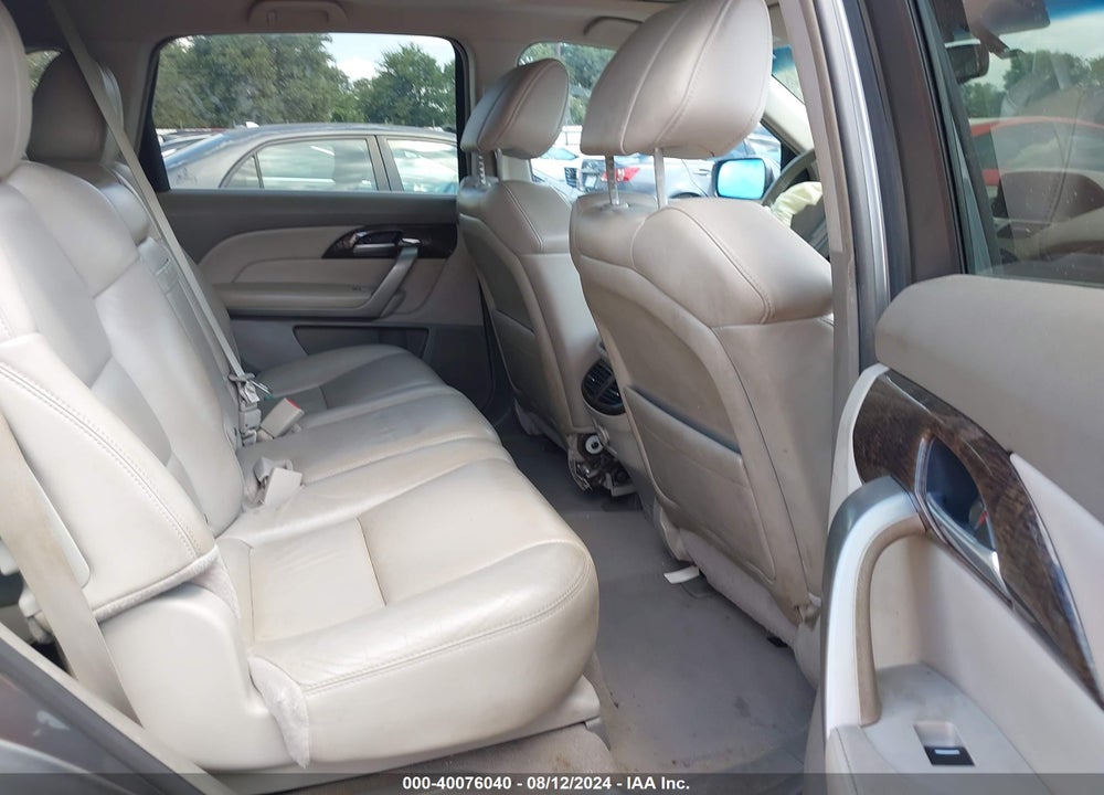 2012 ACURA MDX TECHNOLOGY PACKAGE VIN: 2HNYD2H36CH540447