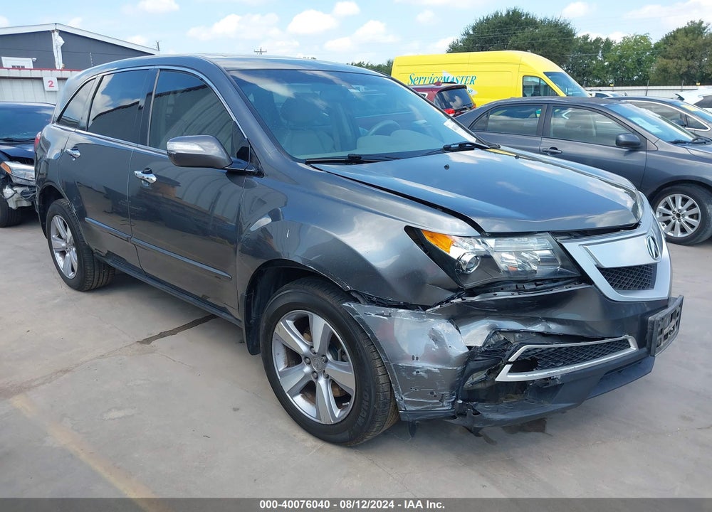 2012 ACURA MDX TECHNOLOGY PACKAGE VIN: 2HNYD2H36CH540447