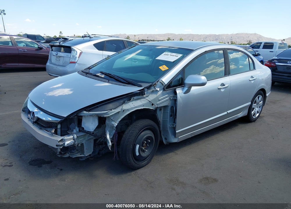 2010 HONDA CIVIC LX VIN: 19XFA1F59AE018585