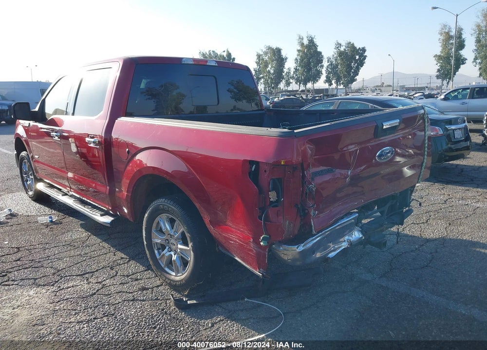 2015 FORD F-150 XLT VIN: 1FTEW1CP2FKF05781