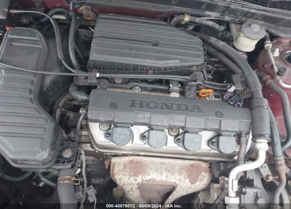 2002 HONDA CIVIC LX VIN: 1HGES16592L045305