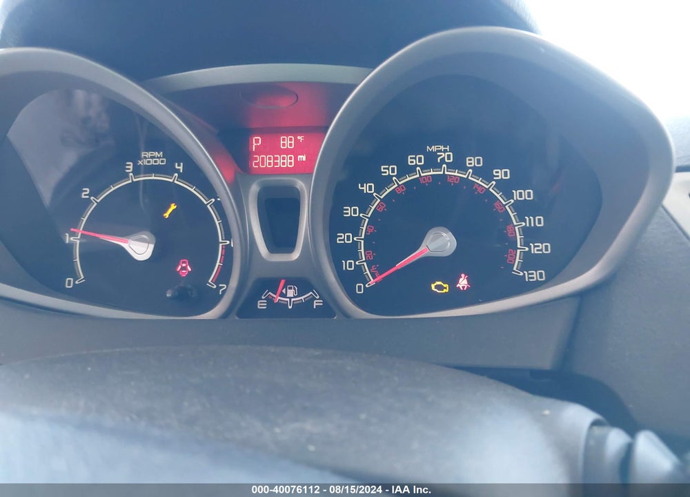 2011 FORD FIESTA SE VIN: 3FADP4BJ1BM223955