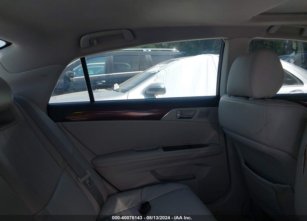 2008 TOYOTA AVALON XLS VIN: 4T1BK36B28U307554