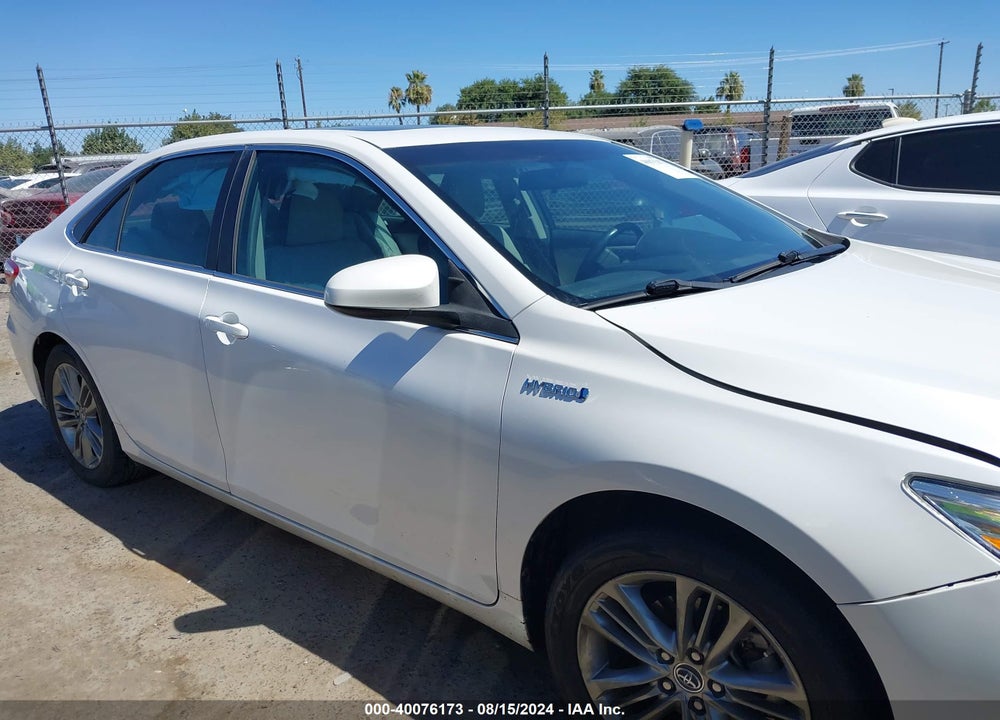 2016 TOYOTA CAMRY HYBRID SE VIN: 4T1BD1FK8GU180838