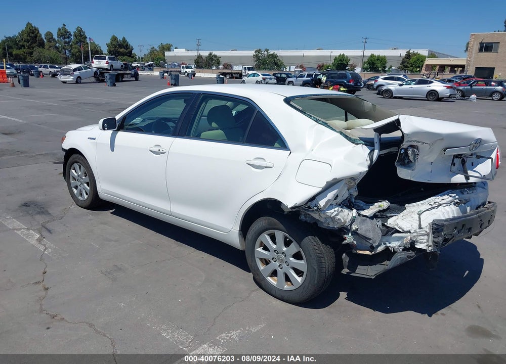 2007 TOYOTA CAMRY HYBRID VIN: JTNBB46K173030759