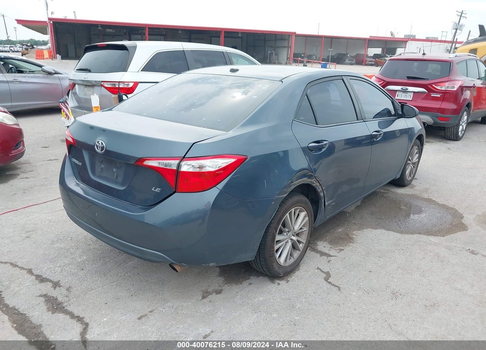 2014 TOYOTA COROLLA LE PREMIUM VIN: 5YFBURHE1EP060402