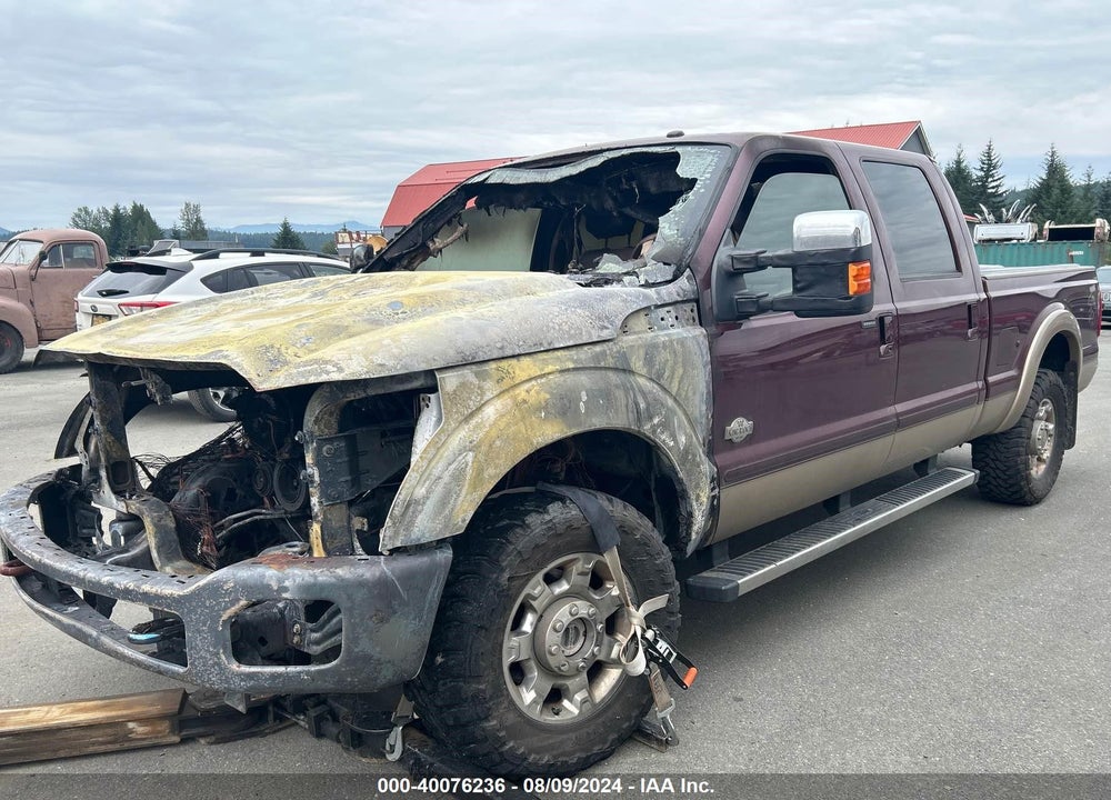 2012 FORD F-250 LARIAT VIN: 1FT7W2B62CEB56042