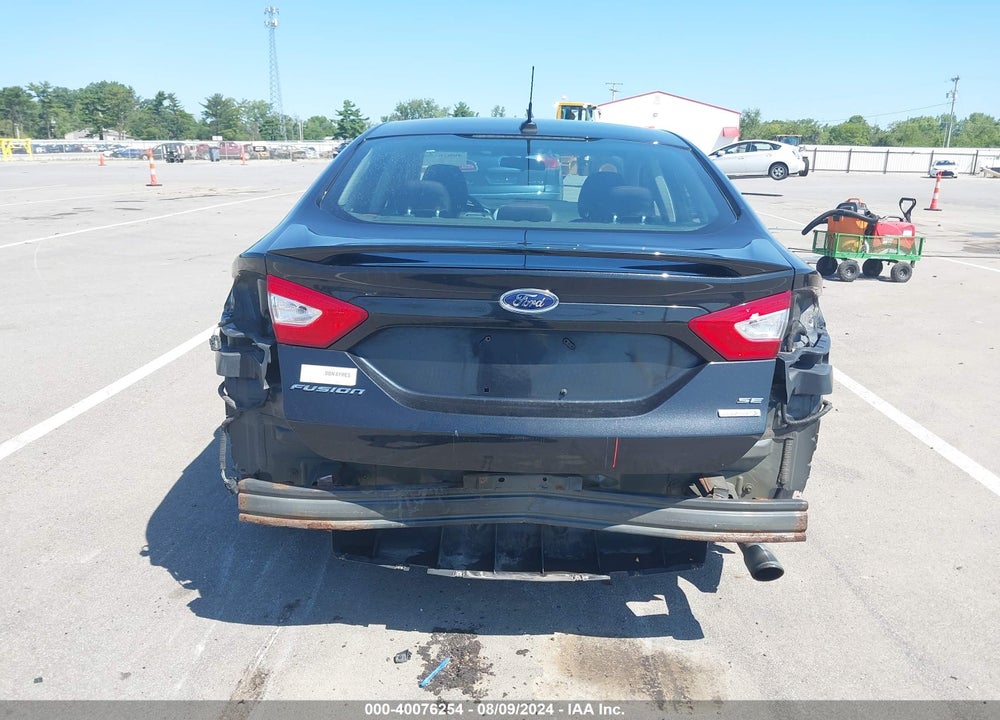 2014 FORD FUSION SE VIN: 1FA6P0HD5E5378439