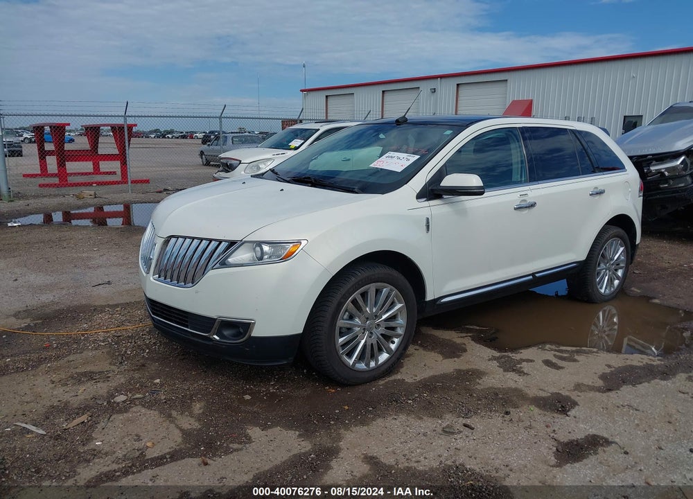 2012 LINCOLN MKX VIN: 2LMDJ6JK0CBL00870