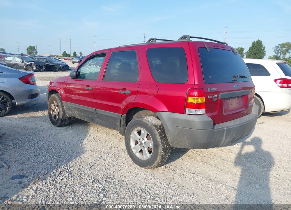 2007 FORD ESCAPE XLT/XLT SPORT VIN: 1FMCU03177KB28056