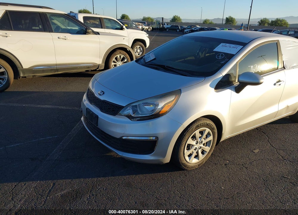 2016 KIA RIO LX VIN: KNADM4A39G6678014