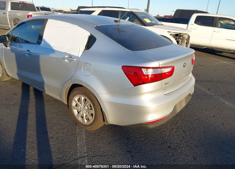 2016 KIA RIO LX VIN: KNADM4A39G6678014