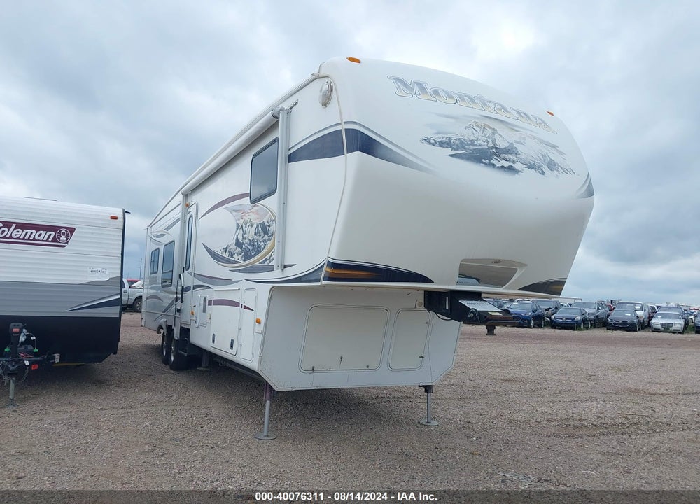 2013 KEYSTONE MONTANA 5TH WHEEL TRAVEL TRAILER VIN: 4YDF38020D4700520