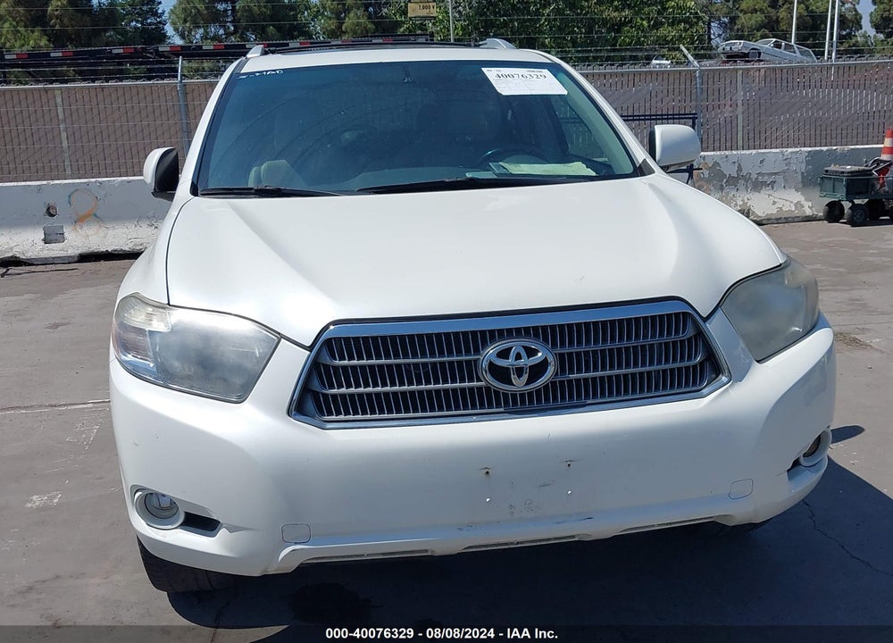 2009 TOYOTA HIGHLANDER HYBRID LIMITED VIN: JTEEW44A192033813