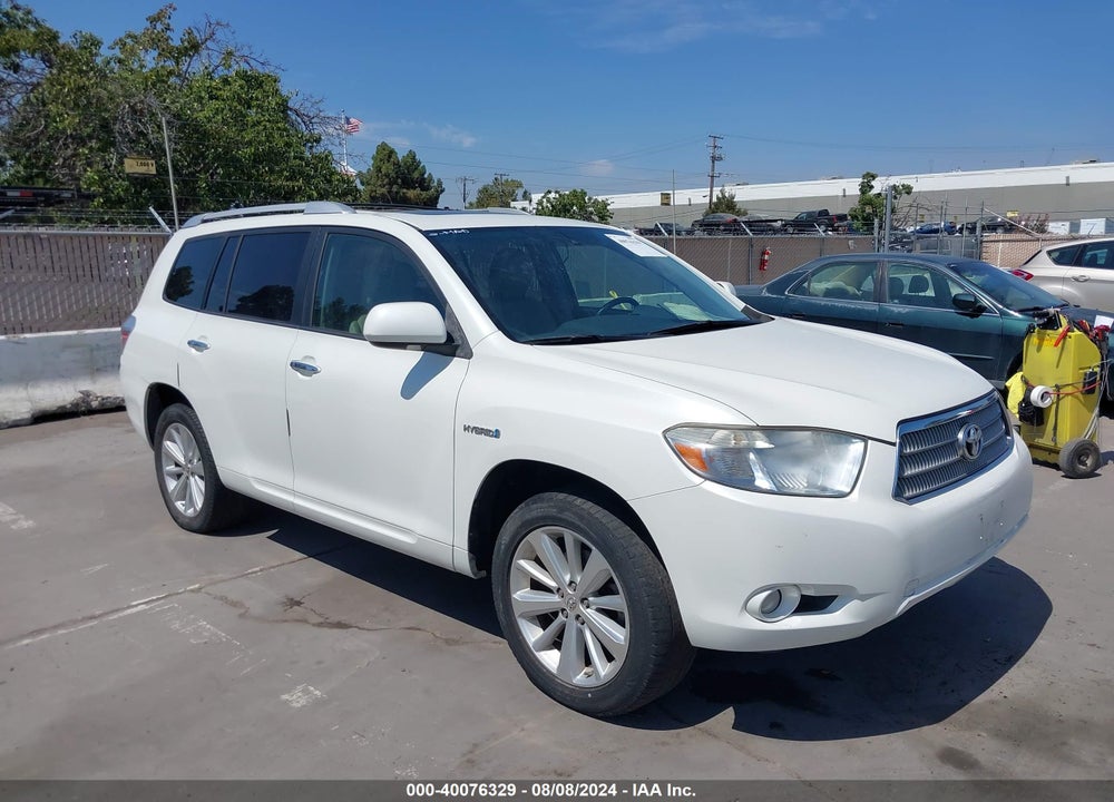 2009 TOYOTA HIGHLANDER HYBRID LIMITED VIN: JTEEW44A192033813