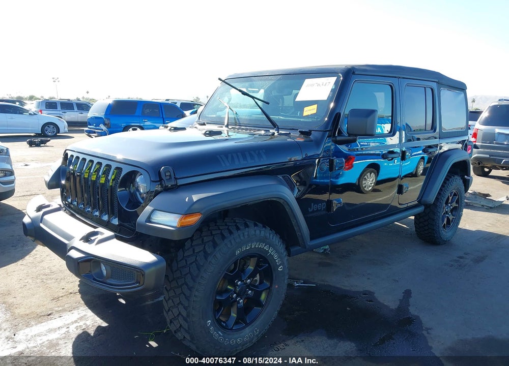2021 JEEP WRANGLER UNLIMITED WILLYS 4X4 VIN: 1C4HJXDN3MW820705