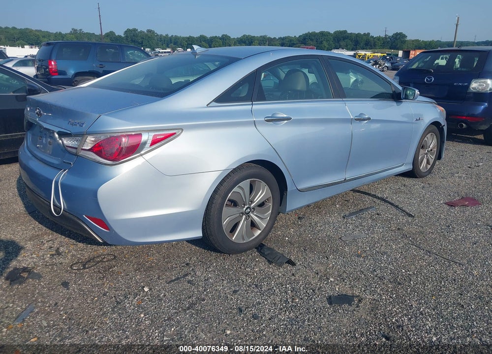 2013 HYUNDAI SONATA HYBRID LIMITED VIN: KMHEC4A45DA097925
