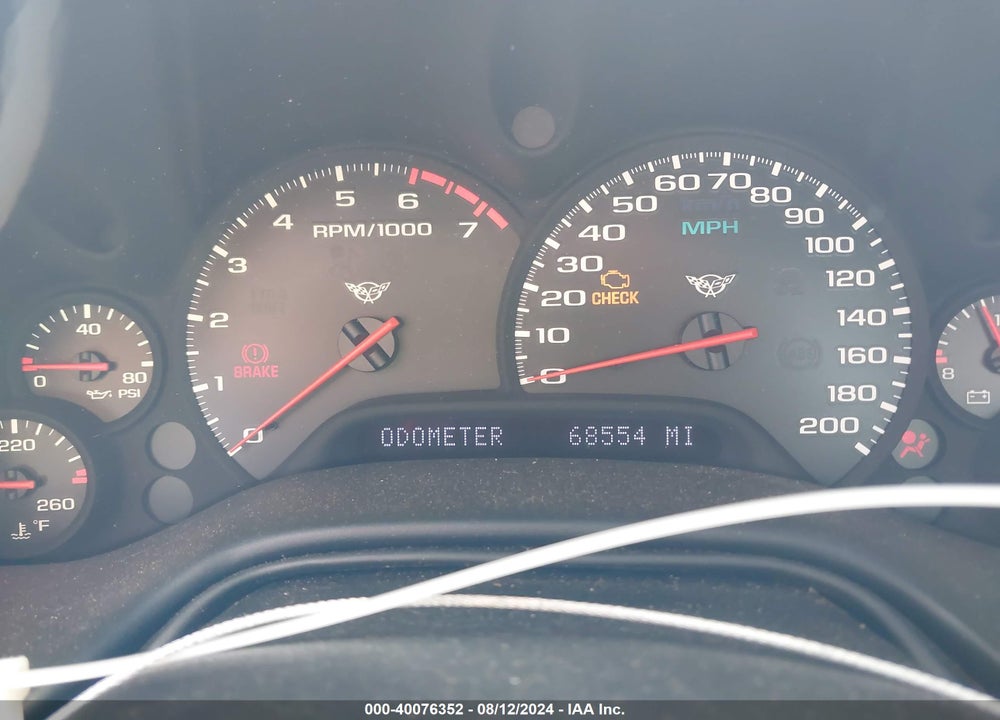 2000 CHEVROLET CORVETTE HARDTOP VIN: 1G1YY12G0Y5100389