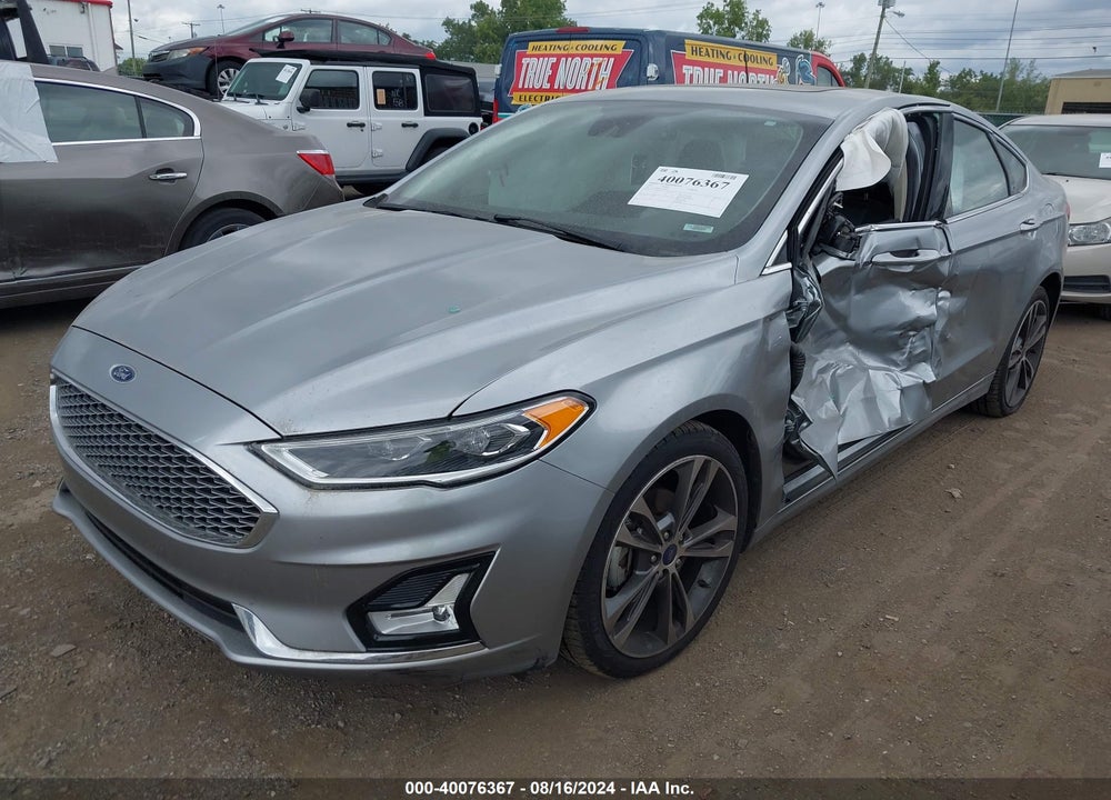 2020 FORD FUSION TITANIUM VIN: 3FA6P0D92LR118267