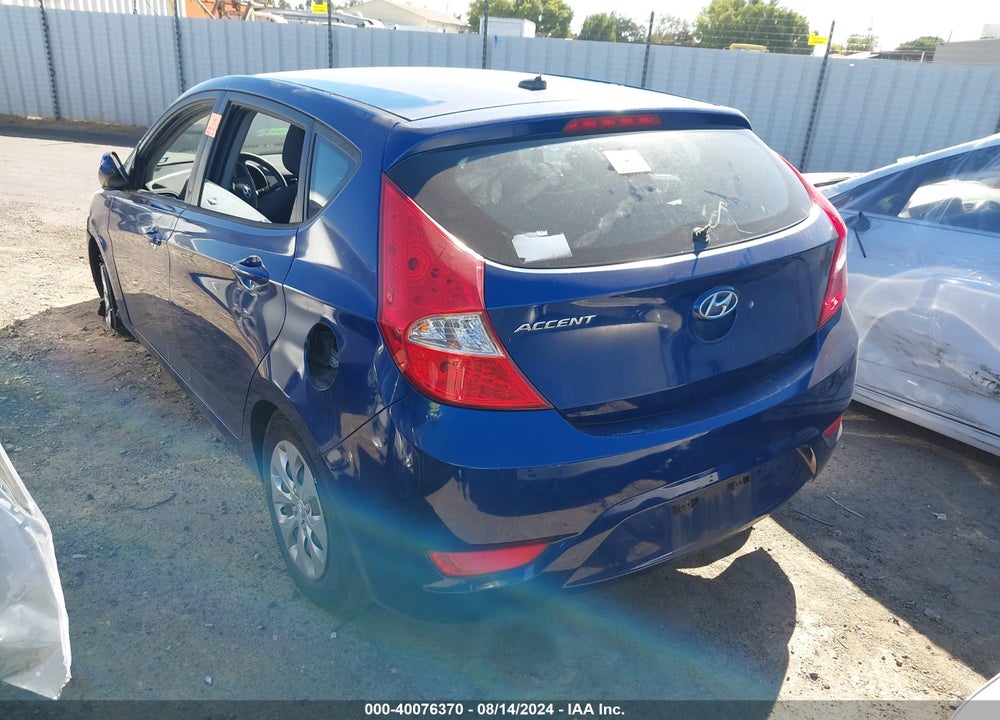 2015 HYUNDAI ACCENT GS VIN: KMHCT5AE7FU228358