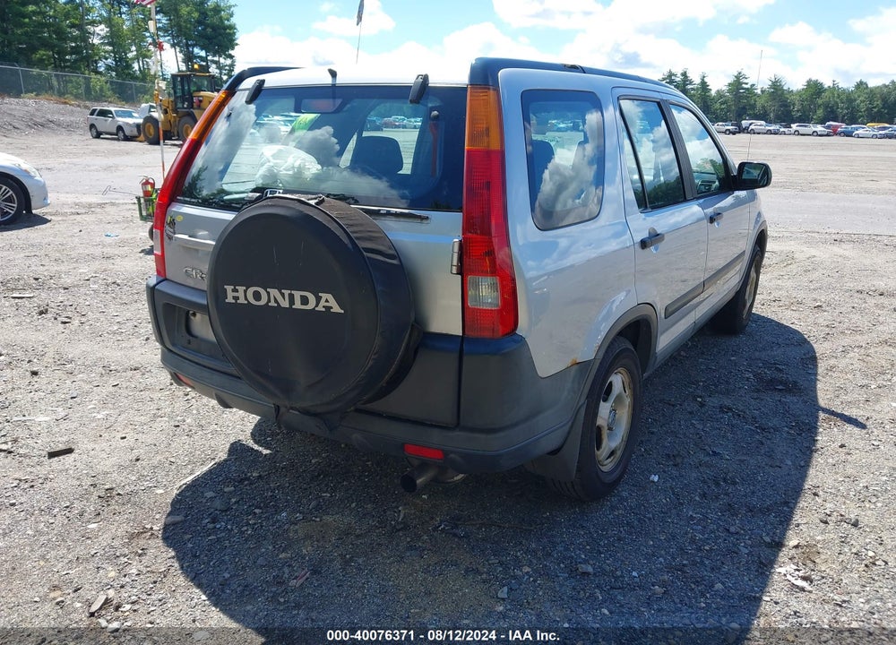 2004 HONDA CR-V LX VIN: SHSRD785X4U255923