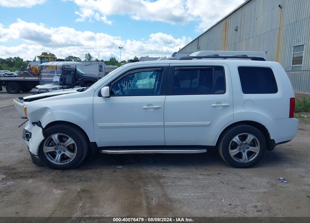 2014 HONDA PILOT EX-L VIN: 5FNYF4H75EB050833