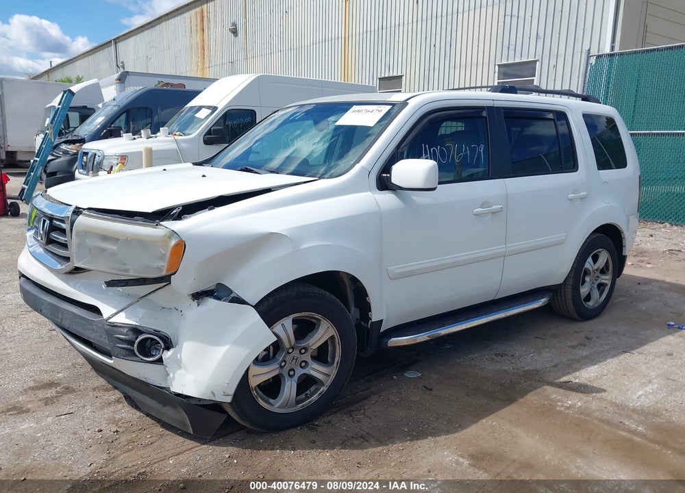 2014 HONDA PILOT EX-L VIN: 5FNYF4H75EB050833
