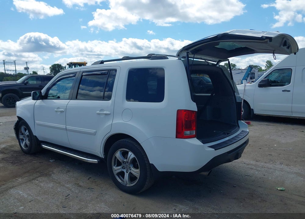 2014 HONDA PILOT EX-L VIN: 5FNYF4H75EB050833