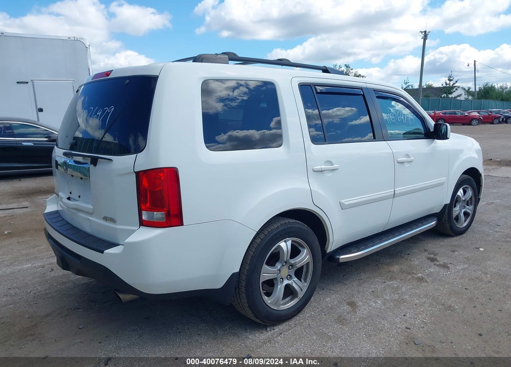 2014 HONDA PILOT EX-L VIN: 5FNYF4H75EB050833