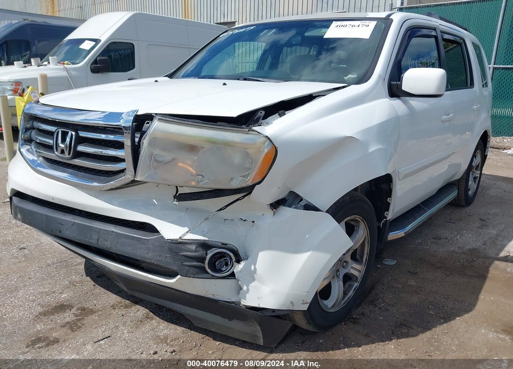 2014 HONDA PILOT EX-L VIN: 5FNYF4H75EB050833