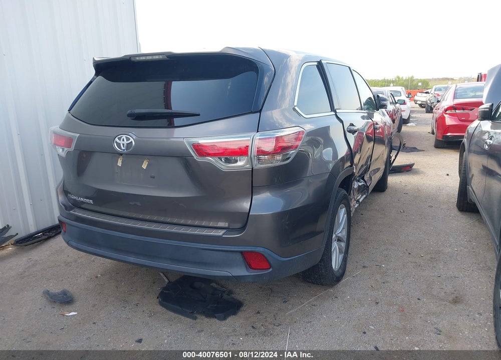2016 TOYOTA HIGHLANDER LE V6 VIN: 5TDZKRFH3GS157371